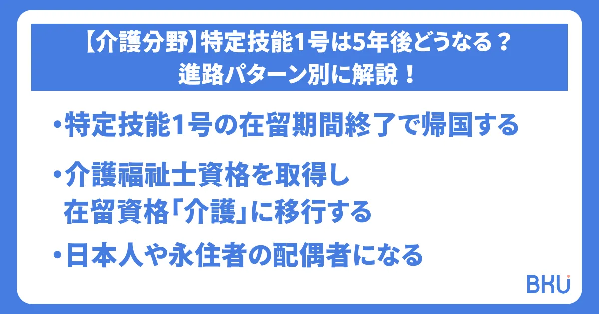 特定技能1号5年後はどうなる？
